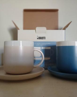 2 tazze cappuccino Bialetti