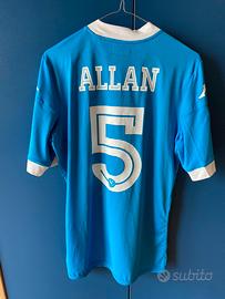 Maglia Napoli Allan indossata match worn