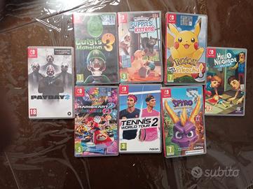 Giochi x Nintendo switch come nuovi 
