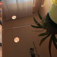 tavolo in legno e vetro