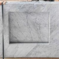 Piano cottura in Marmo Carrara