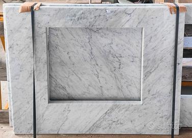Piano cottura in Marmo Carrara