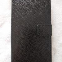 Custodia a libro VERA PELLE nuova per Nokia Lumia