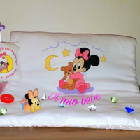 Lenzuolino copertina carillon fiocco nascita