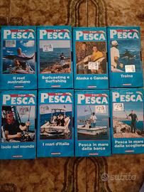 Lotto 8 VHS  top pesca De Agostini - vintage