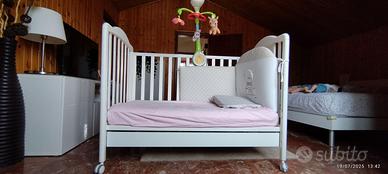 lettino MAI USATO Prenatal completo e accessori
