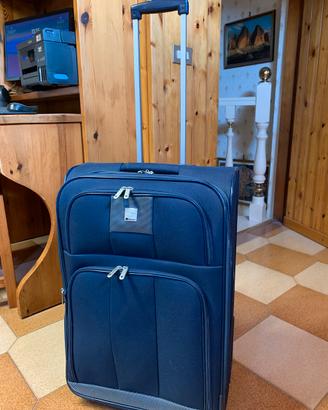 VALIGIA TROLLEY DELSEY BLU NOTTE