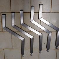 piedi in acciaio per tavolino 