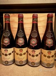 4 bottiglie Barolo 1955 - Enrico Serafino - Collezionismo In