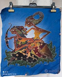 Quadro Batik in cotone 100%  da incorniciare