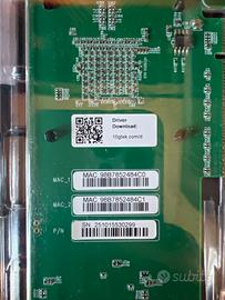 Scheda di rete 10gb dual altissime prestazioni