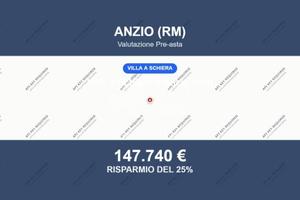Immobile in asta di 163 m² con box auto a Anzio