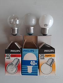 Lampadine Philips originali sfera E27   1€cad