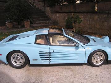 Ferrari Testarossa TARGA 1/8 Celeste POCHER tettuc