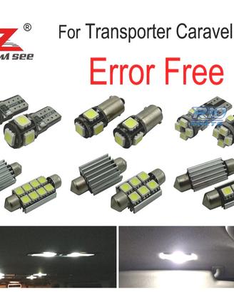 KIT 19 LAMPADE LED INTERNE PER VOLKSWAGEN VW CARAV