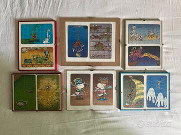 12 Mini Puzzle Vintage Mordillo Heye