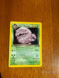 Dark Weezing 14/82 1st edition Team Rocket 