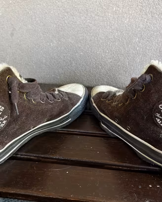 Converse alte marroni - prezzo basso trattabile