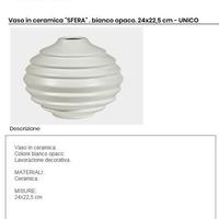 Vasi d'arredo di design DOIMO bianco e beige
