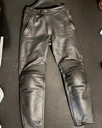 Pantaloni moto in pelle