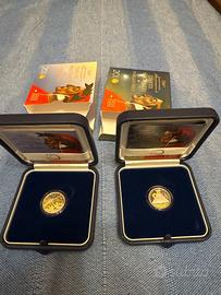 Monete oro dante