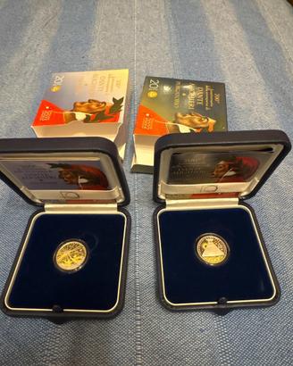 Monete oro dante