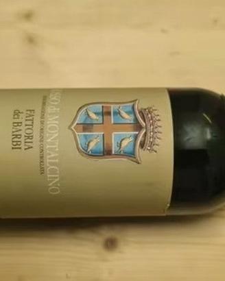 Rara bottiglia vino rosso Montalcino
