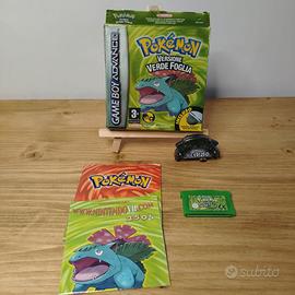 Pokemon verde foglia ita con scatola e manuali