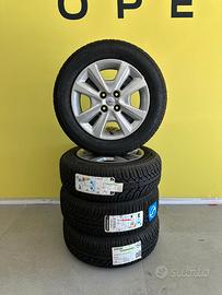 CERCHI IN FERRO CON GOMME INVERNALI X OPEL CORSA E