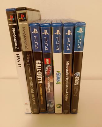 giochi PS 2 e 4 