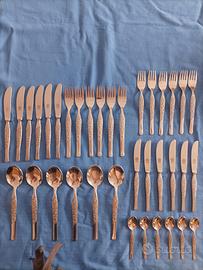 Posate Vintage Argentinox  18/10 36 Pezzi 6 Coper

