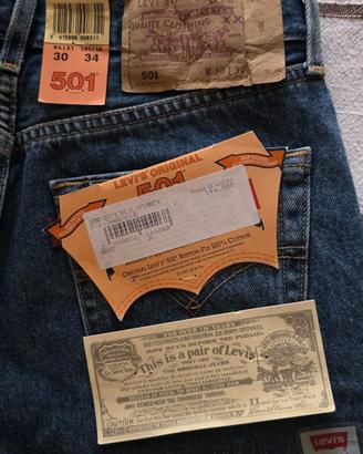 Jeans Levi's 501 anni '90 uomo