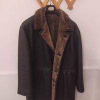 Giubbotto vintage uomo in pelle sintetica