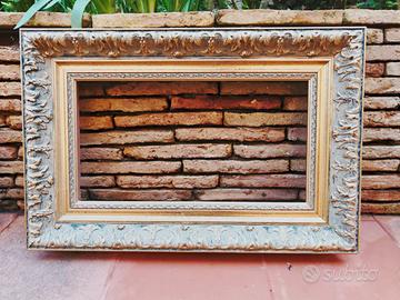 Cornice Quadro Barocca Dorata Anticata