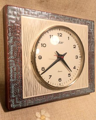 Orologio da parete vintage Peter ceramica quarzo
