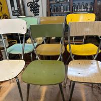 Sedie in formica anni 60