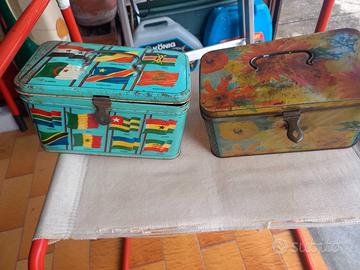 Coppia scatole vintage 