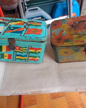 Coppia scatole vintage 