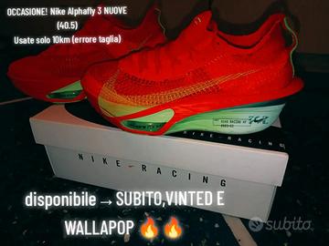 Nike Alphafly 3 (40.5) - ERRORE TAGLIA