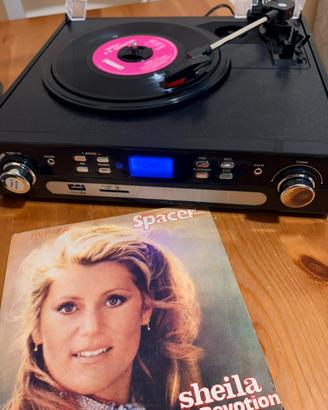 DIGITNOW! Giradischi con Altoparlanti Stereo