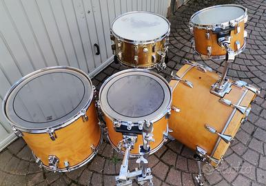 Batteria Pearl GLX 9500 del 1987 acero made Japan