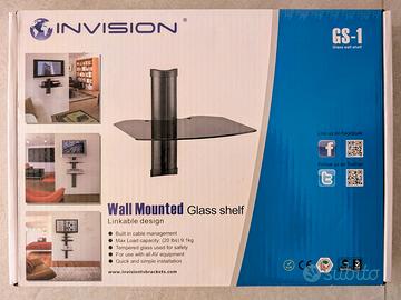 Mensola in vetro copricavi