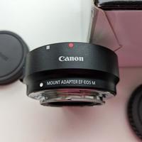 Canon mount adapter EF-EOS M obiettivi 