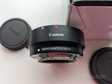 Canon mount adapter EF-EOS M obiettivi 