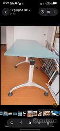 tavolo verde acqua 80x240