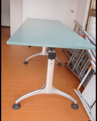 tavolo verde acqua 80x240