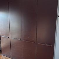 Armadio 4 ante rovere