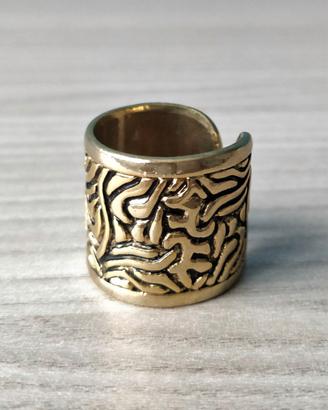 Anello a fascia colore oro