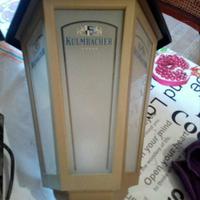 Coppia di lanterne più lavagna nuove