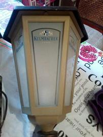 Coppia di lanterne più lavagna nuove